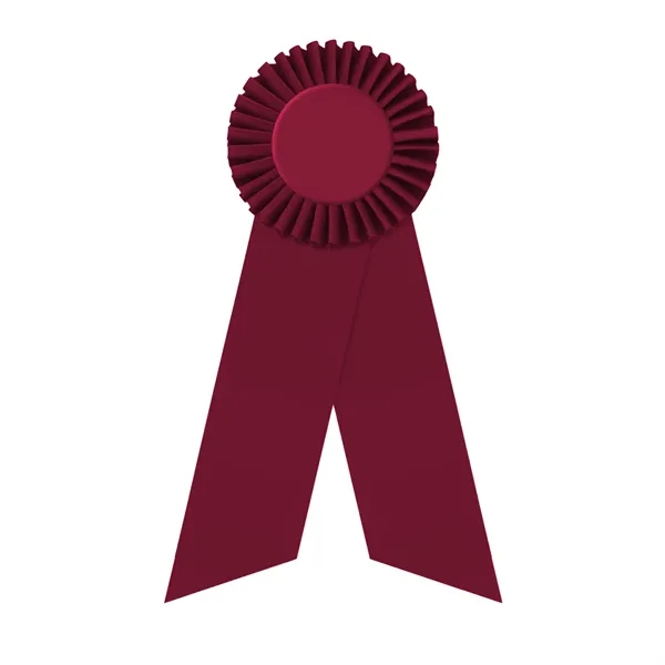 Rosette with two streamers 1 5/8" angled, 8" total length.... from ASI 93520 Ventura Inc