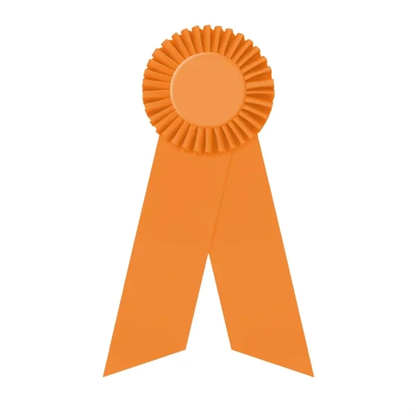 Rosette with two streamers 1 5/8" angled, 8" total length.... from ASI 93520 Ventura Inc