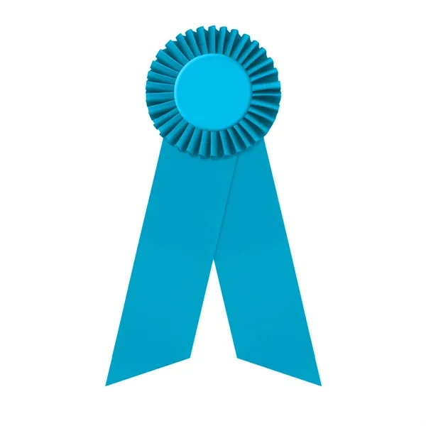 Rosette with two streamers 1 5/8" angled, 8" total length.... from ASI 93520 Ventura Inc