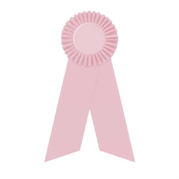 Rosette with two streamers 1 5/8" angled, 8" total length.... from ASI 93520 Ventura Inc