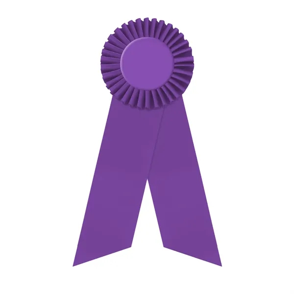 Rosette with two streamers 1 5/8" angled, 8" total length.... from ASI 93520 Ventura Inc