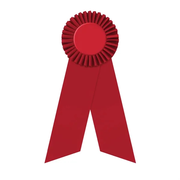 Rosette with two streamers 1 5/8" angled, 8" total length.... from ASI 93520 Ventura Inc