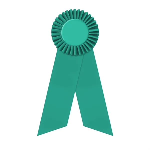 Rosette with two streamers 1 5/8" angled, 8" total length.... from ASI 93520 Ventura Inc