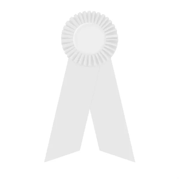 Rosette with two streamers 1 5/8" angled, 8" total length.... from ASI 93520 Ventura Inc