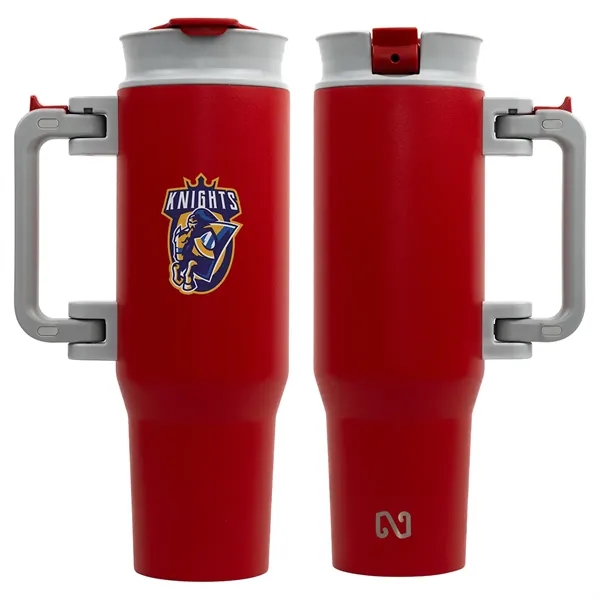 Stainless Steel Double-Wall Mug with Foldable Handle... from ASI 36730 Ariel Premium Supply Inc