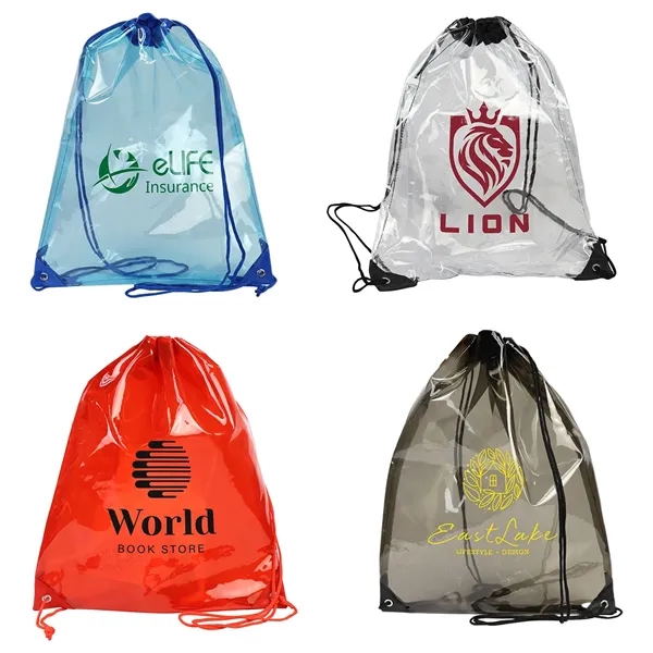 Clear TPU Drawstring Backpack... from ASI 36730 Ariel Premium Supply Inc