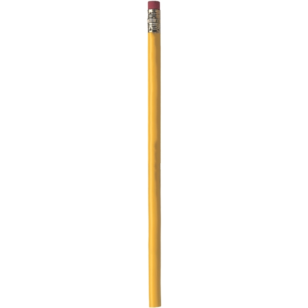 Wood number 2 pencil in solid colors and has a gold... from ASI 61966 HPG / Hub Pen