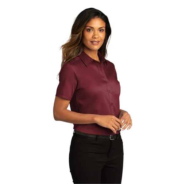 Port Authority Ladies Short Sleeve SuperPro React Twill S...... from ASI 84863 SanMar