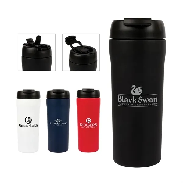 Fuerte 30 oz. Double Wall, Stainless Steel Travel Tumbler... from ASI 67866 Logomark/Valumark