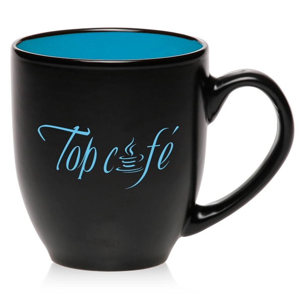 16 oz. two-tone, bistro-style ceramic mug.... from ASI 39552 BEL Promo