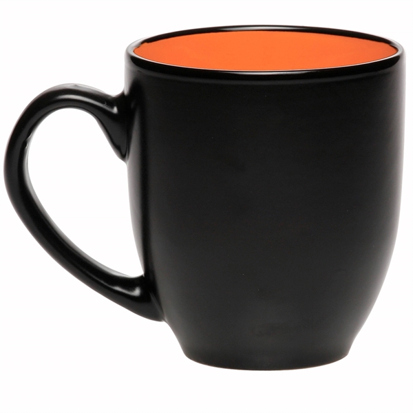 16 oz. two-tone, bistro-style ceramic mug.... from ASI 39552 BEL Promo