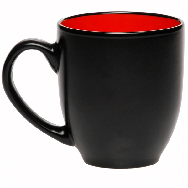 16 oz. two-tone, bistro-style ceramic mug.... from ASI 39552 BEL Promo
