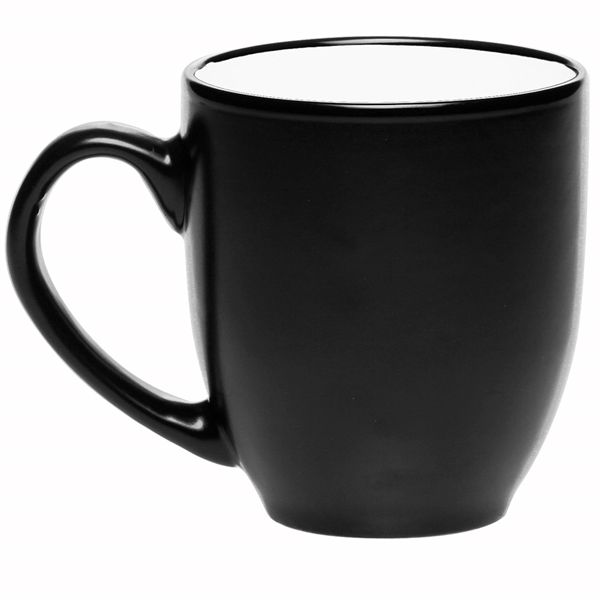 16 oz. two-tone, bistro-style ceramic mug.... from ASI 39552 BEL Promo