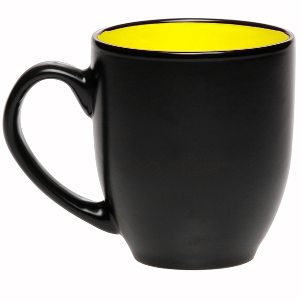 16 oz. two-tone, bistro-style ceramic mug.... from ASI 39552 BEL Promo