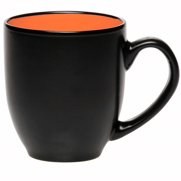 16 oz. two-tone, bistro-style ceramic mug.... from ASI 39552 BEL Promo