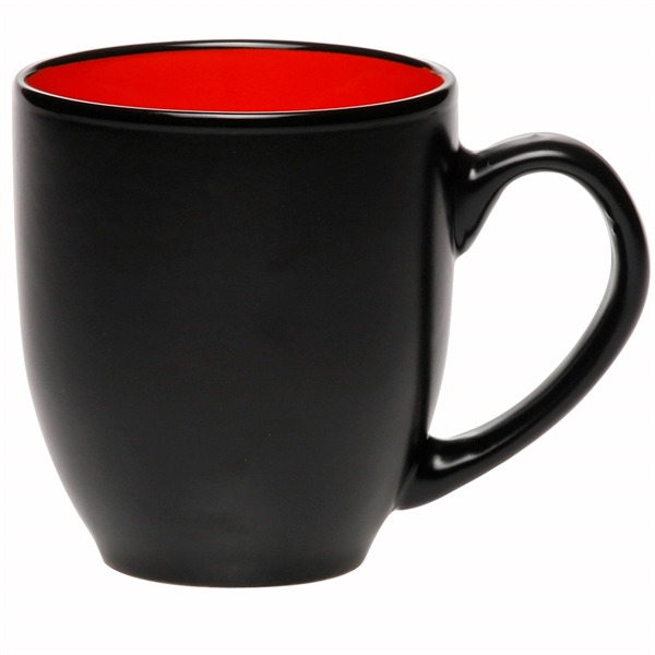 16 oz. two-tone, bistro-style ceramic mug.... from ASI 39552 BEL Promo