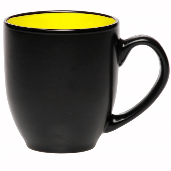 16 oz. two-tone, bistro-style ceramic mug.... from ASI 39552 BEL Promo
