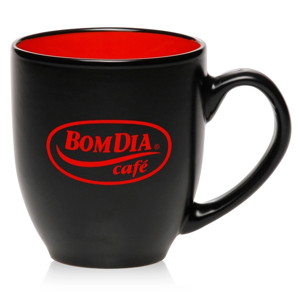 16 oz. two-tone, bistro-style ceramic mug.... from ASI 39552 BEL Promo