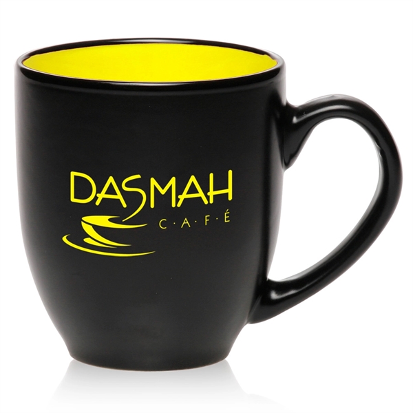 16 oz. two-tone, bistro-style ceramic mug.... from ASI 39552 BEL Promo