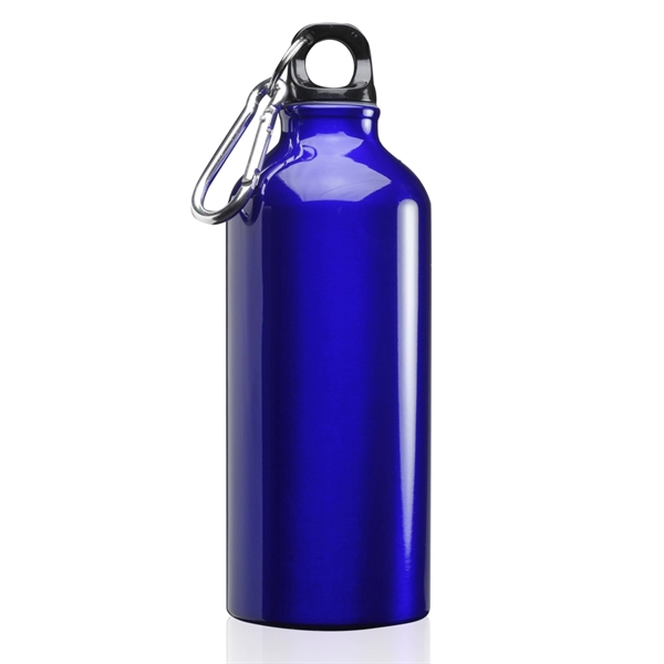 20 oz. aluminum sport water bottle with twist cap and carabiner.... from ASI 39552 BEL Promo