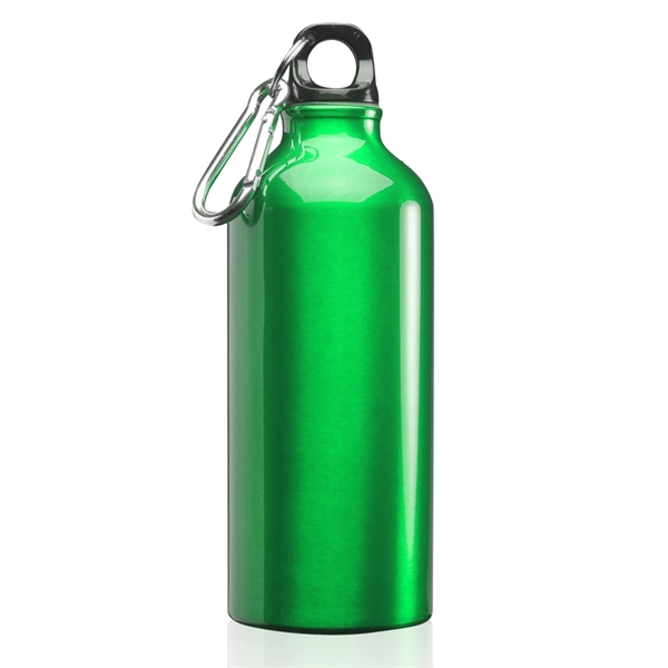 20 oz. aluminum sport water bottle with twist cap and carabiner.... from ASI 39552 BEL Promo