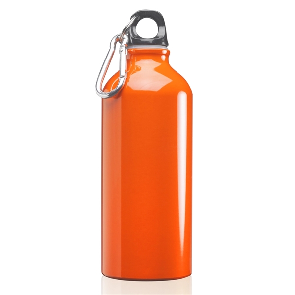 20 oz. aluminum sport water bottle with twist cap and carabiner.... from ASI 39552 BEL Promo