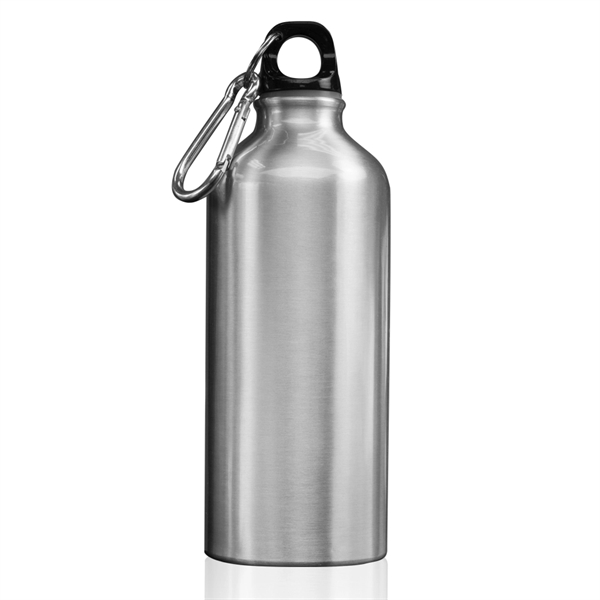 20 oz. aluminum sport water bottle with twist cap and carabiner.... from ASI 39552 BEL Promo