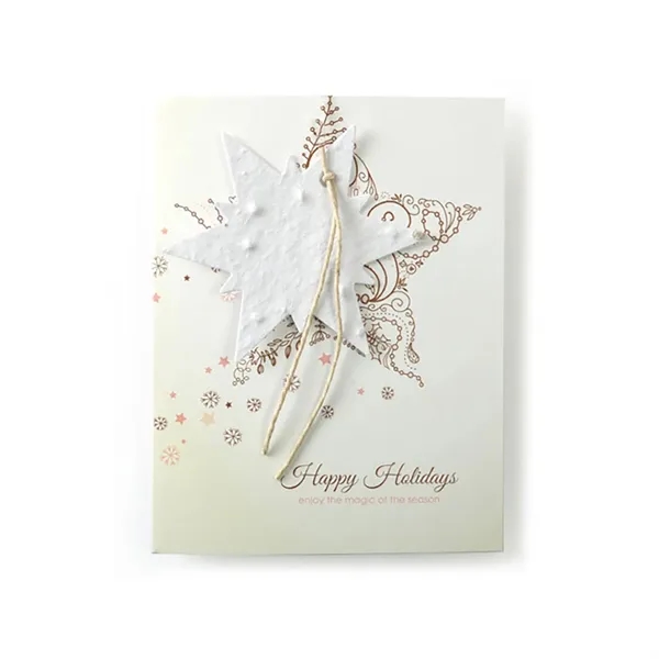 Seed Paper ornament card.... from ASI 40646 Bloomin Promotions / Bloomin' Promotions™
