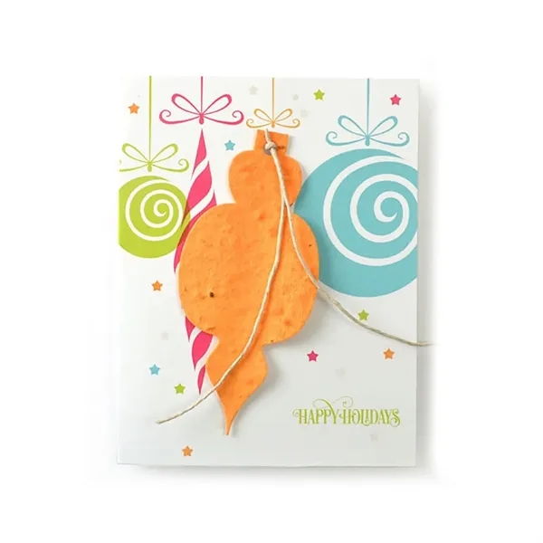 Seed Paper ornament card.... from ASI 40646 Bloomin Promotions / Bloomin' Promotions™
