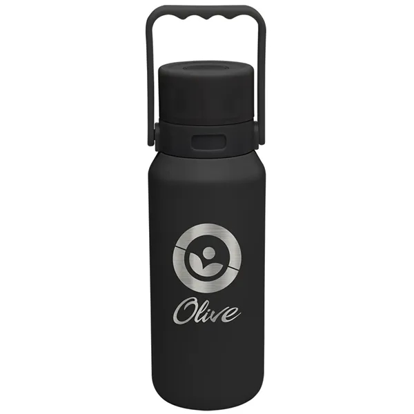 20 oz. double-walled stainless steel, copper vacuum insulated, push-button release, swiveling... from ASI 71920 Moderne Glass Company Inc / Glass America®