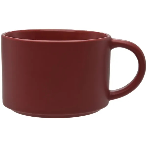 The 20 oz. Minestra Collection mug boasts a sleek matte finish,... from ASI 71920 Moderne Glass Company Inc / Glass America®