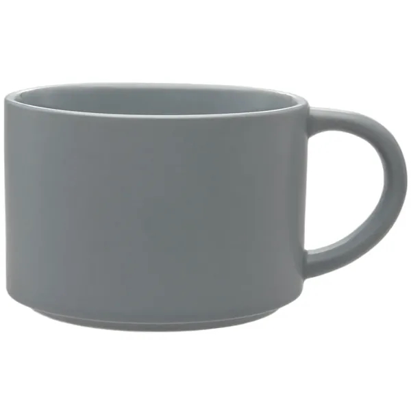 The 20 oz. Minestra Collection mug boasts a sleek matte finish,... from ASI 71920 Moderne Glass Company Inc / Glass America®