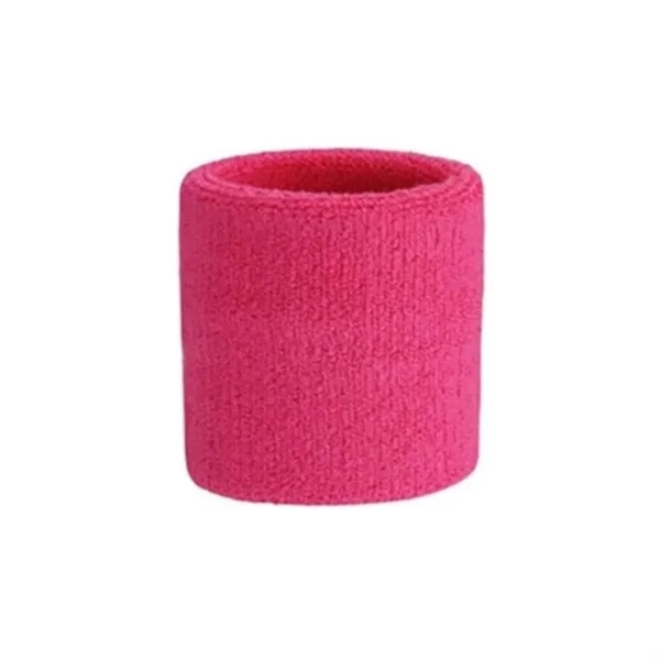 Terry cotton sport sweat wristband plus full color fabric label hot... from ASI 37218 Athena Promo (tm)