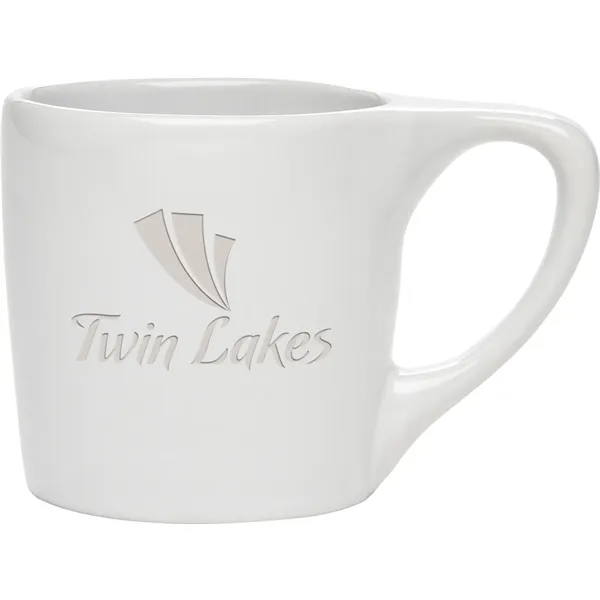 The 10 oz. Talia Collection mug exudes style with its glossy... from ASI 71920 Moderne Glass Company Inc / Glass America®
