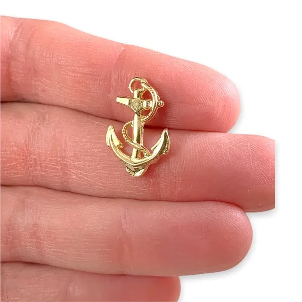 Anchor lapel pin with rope encircling it. Blank.... from ASI 96235 Wehr Industries Inc