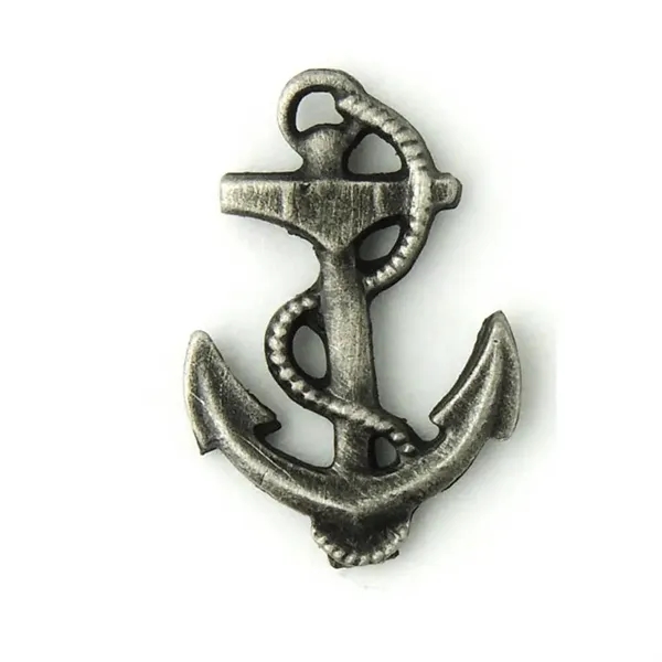 Anchor lapel pin with rope encircling it. Blank.... from ASI 96235 Wehr Industries Inc