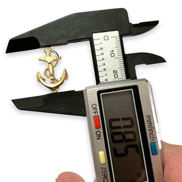 Anchor lapel pin with rope encircling it. Blank.... from ASI 96235 Wehr Industries Inc