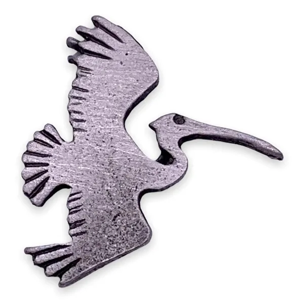 Pelican in flight lapel pin. Blank.... from ASI 96235 Wehr Industries Inc