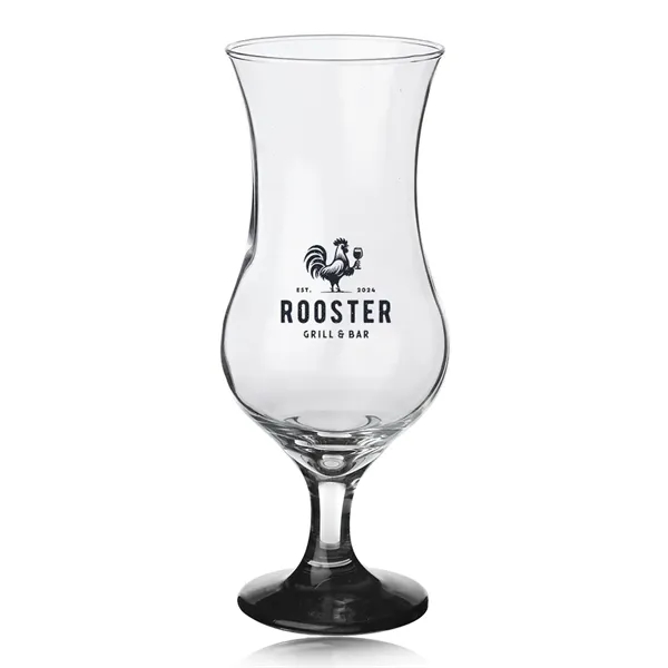 12 oz. hurricane glass with wide rim and sturdy footed base.... from ASI 39552 BEL Promo