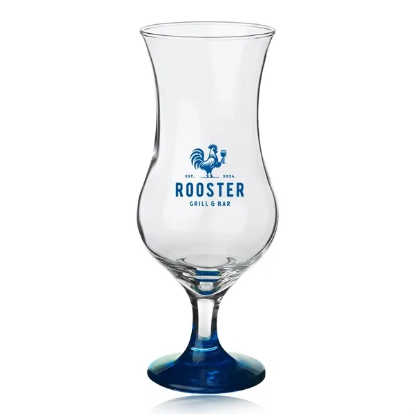 12 oz. hurricane glass with wide rim and sturdy footed base.... from ASI 39552 BEL Promo