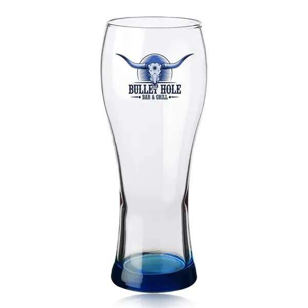 23 oz. pilsner glass with thick base and contoured design.... from ASI 39552 BEL Promo