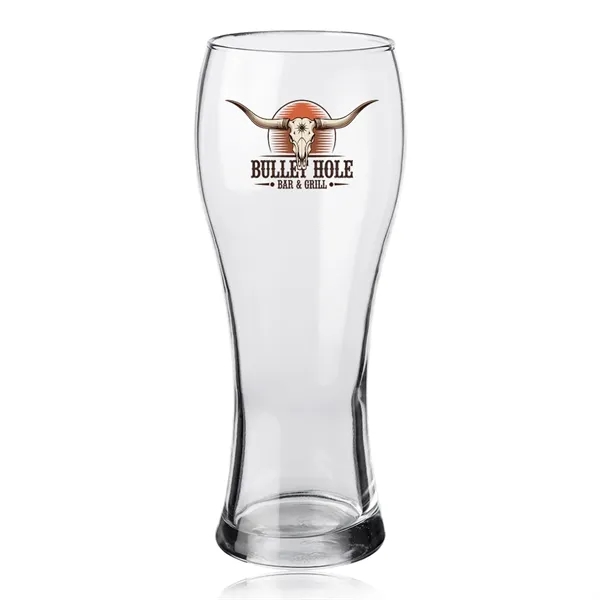 23 oz. pilsner glass with thick base and contoured design.... from ASI 39552 BEL Promo