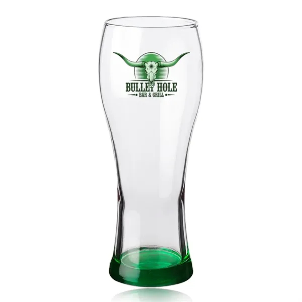 23 oz. pilsner glass with thick base and contoured design.... from ASI 39552 BEL Promo