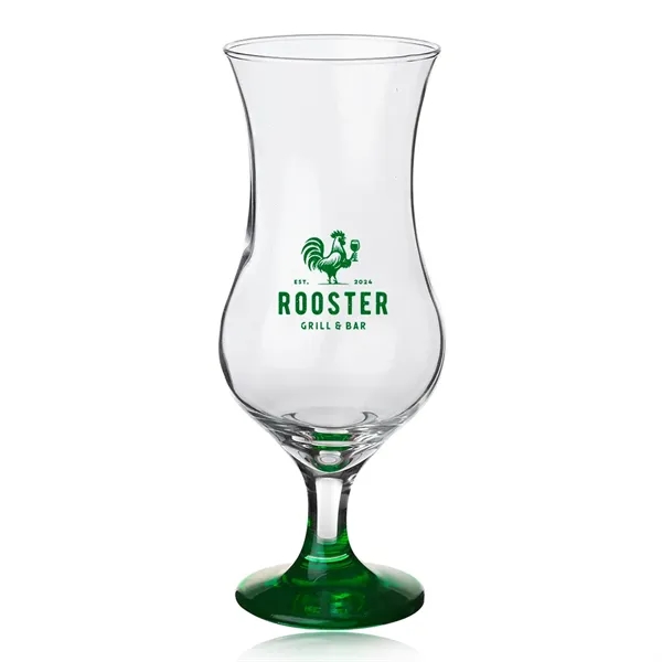 12 oz. hurricane glass with wide rim and sturdy footed base.... from ASI 39552 BEL Promo