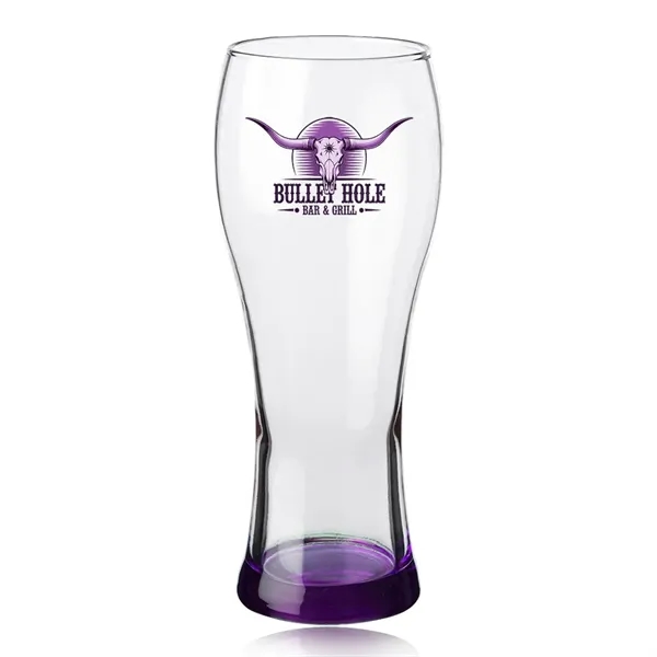 23 oz. pilsner glass with thick base and contoured design.... from ASI 39552 BEL Promo