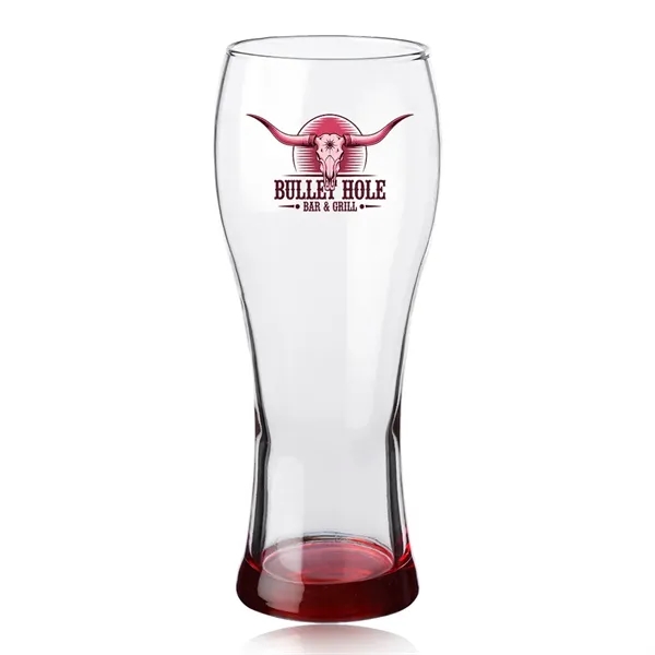 23 oz. pilsner glass with thick base and contoured design.... from ASI 39552 BEL Promo