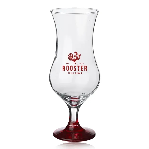 12 oz. hurricane glass with wide rim and sturdy footed base.... from ASI 39552 BEL Promo