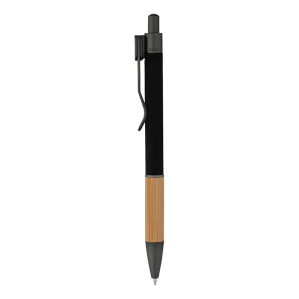 Soft Touch Bamboo Grip Ballpoint Pen... from ASI 31517 Admart Products / Admart Line
