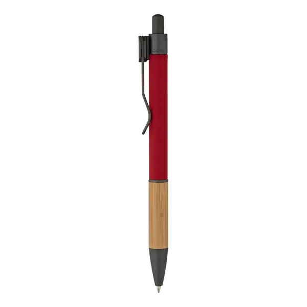 Soft Touch Bamboo Grip Ballpoint Pen... from ASI 31517 Admart Products / Admart Line