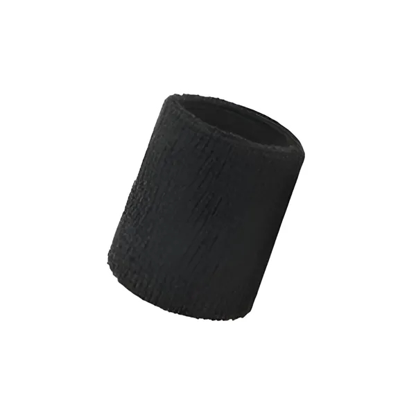 Terry polyester sports sweat wristband plus 1 color woven on 1... from ASI 37218 Athena Promo (tm)